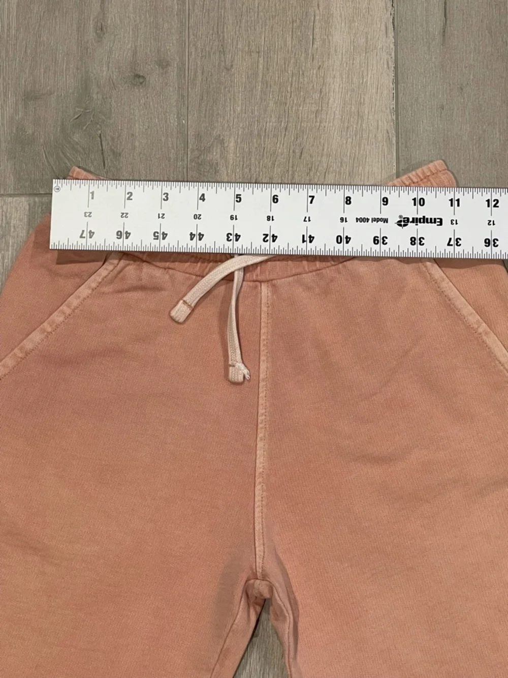 ZARA Kids Cotton washed effect Sweat Shorts Size 8 (128 cm) Peach Pink Casual